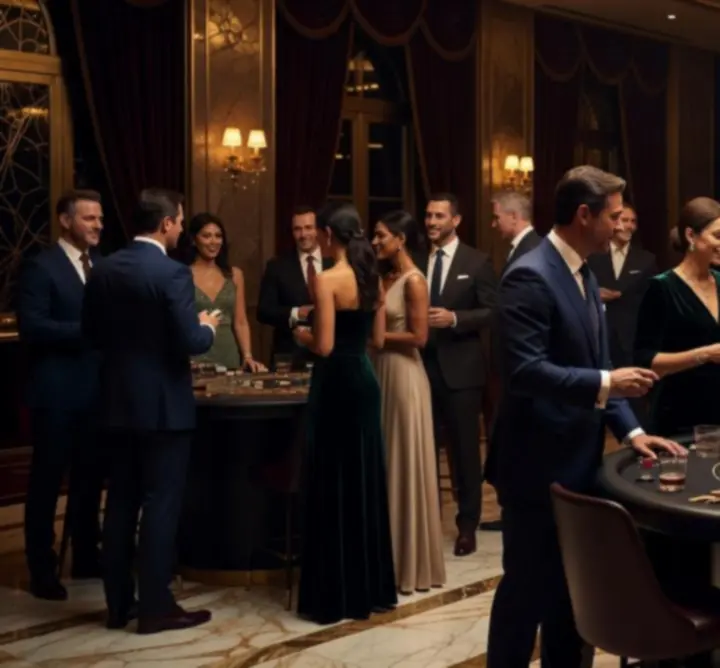 Networking biznesowy w klimacie premium podczas eventu casino